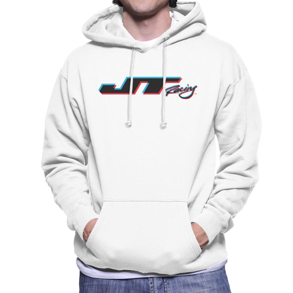 JT Racing 3D Black Logo Men's Hooded Sweatshirt product image 4