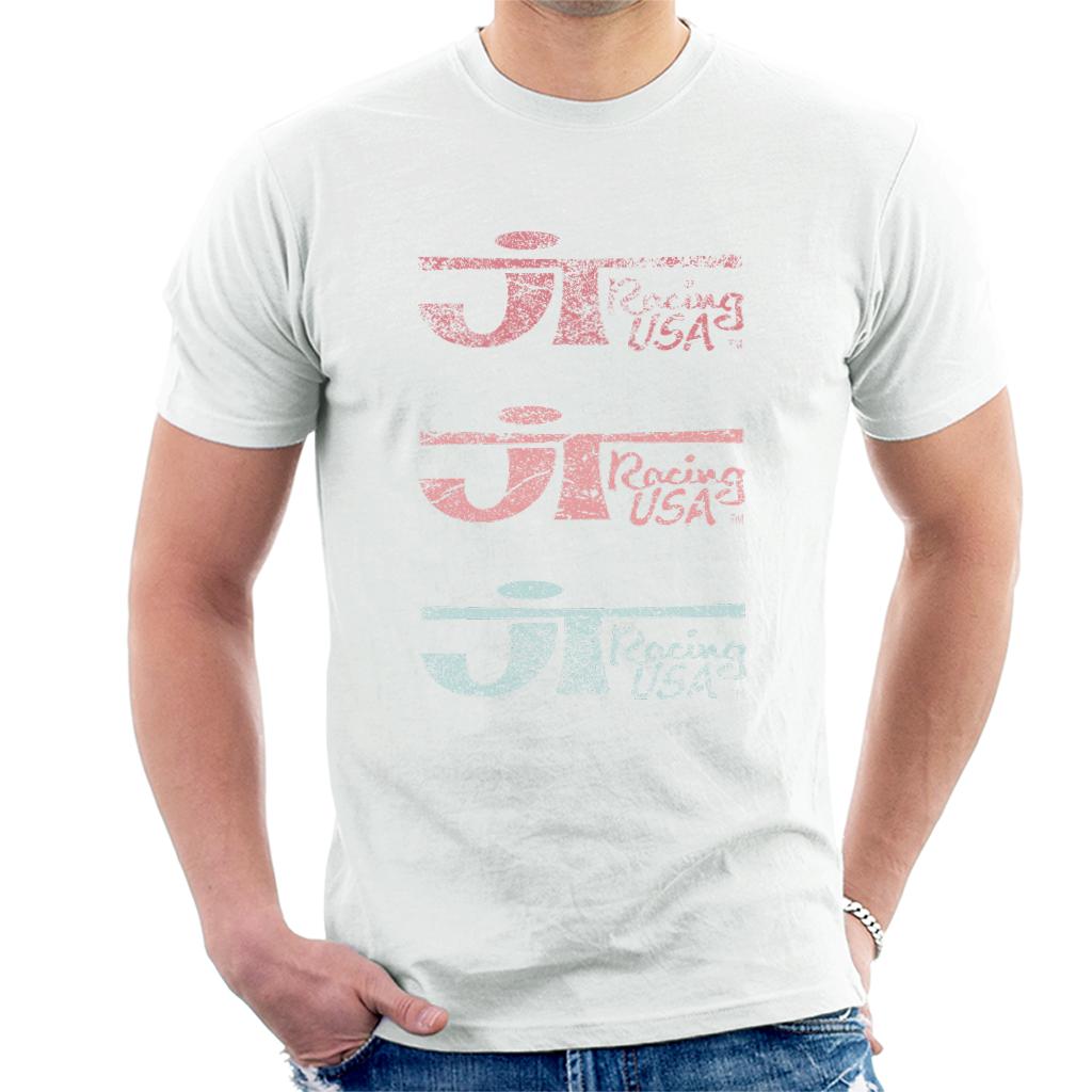 JT Racing Faded Trio Of Logos Men's T-Shirt product image 4