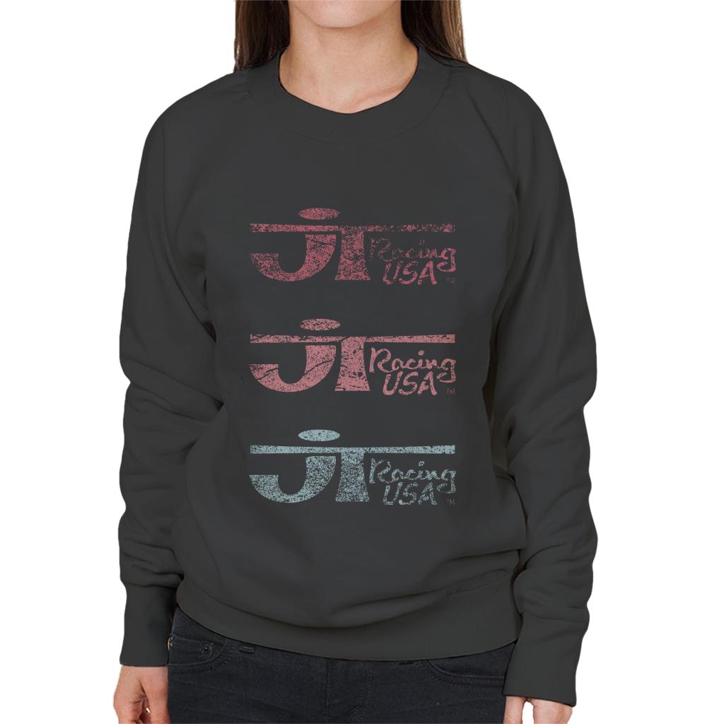JT Racing Faded Trio Of Logos Women's Sweatshirt product image 1