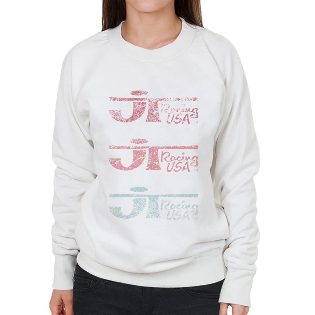 JT Racing Faded Trio Of Logos Women's Sweatshirt product image 4