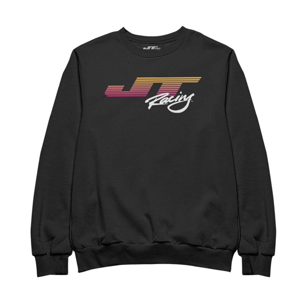JT Racing Sunset Stripes Logo Men's Sweatshirt product image 1