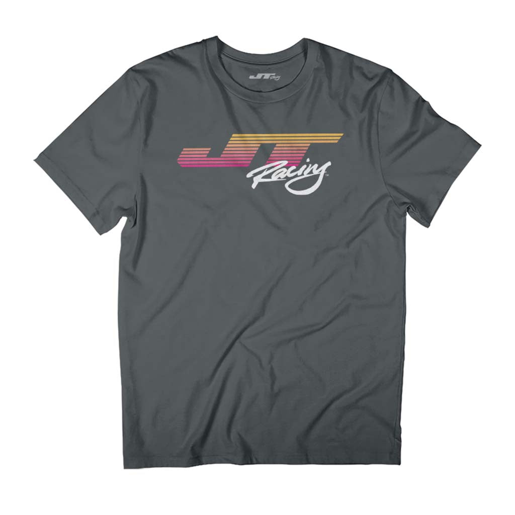 JT Racing Sunset Stripes Logo Men's T-Shirt product image 1