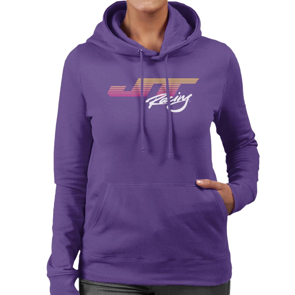 JT Racing Sunset Stripes Logo Women's Hooded Sweatshirt product image 6