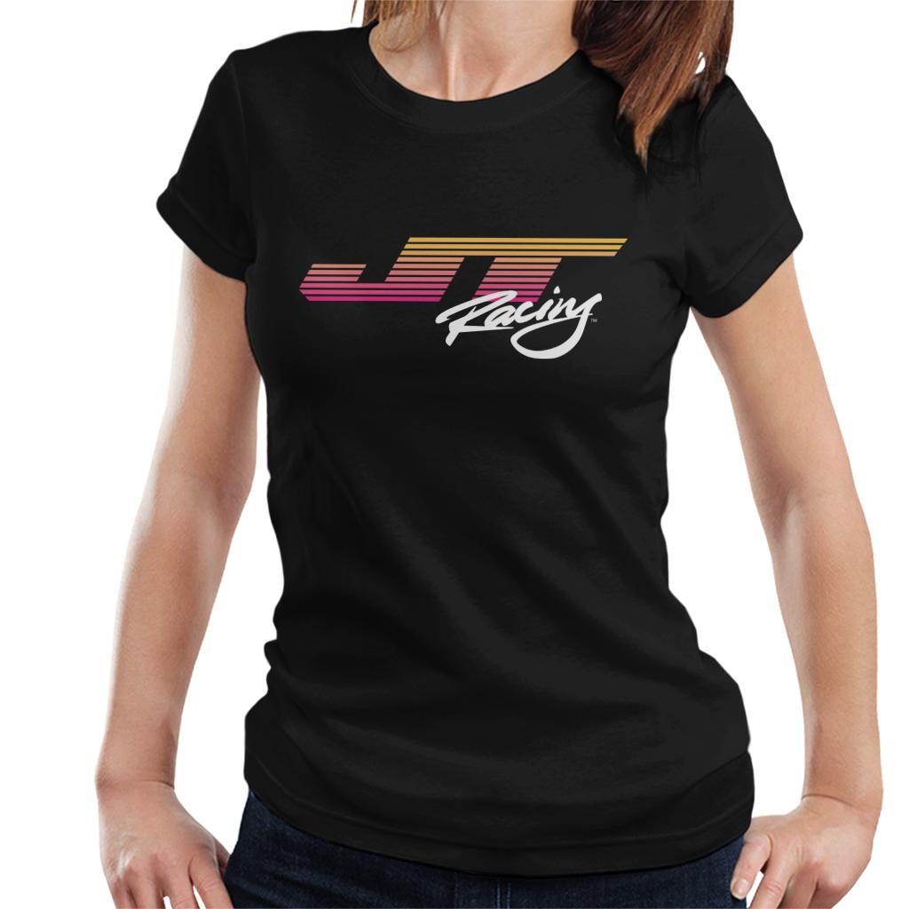 JT Racing Sunset Stripes Logo Women's T-Shirt product image 1