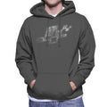 JT Racing Flag Logo Men's Hooded Sweatshirt product image 1