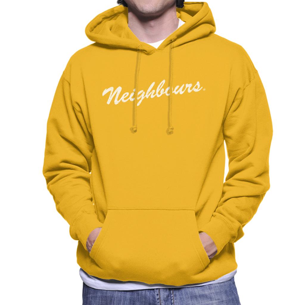 Neighbours White Logo Men's Hooded Sweatshirt product image 4