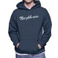 Neighbours White Logo Men's Hooded Sweatshirt product image 1