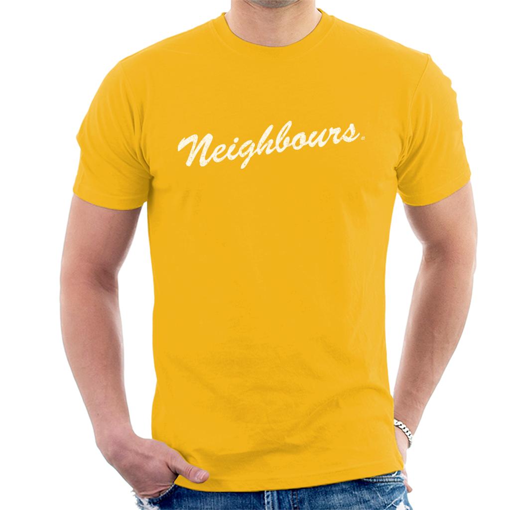 Neighbours White Logo Men's T-Shirt product image 4