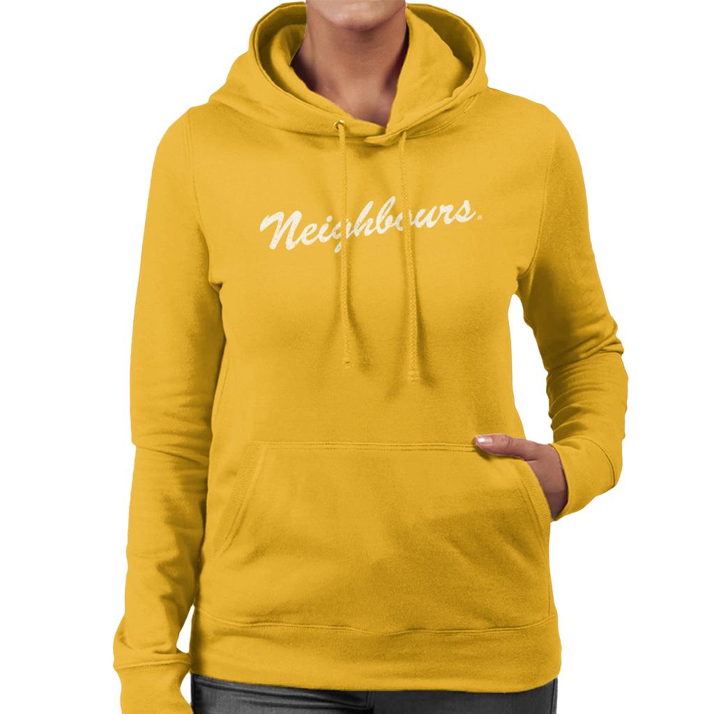Neighbours White Logo Women's Hooded Sweatshirt product image 4