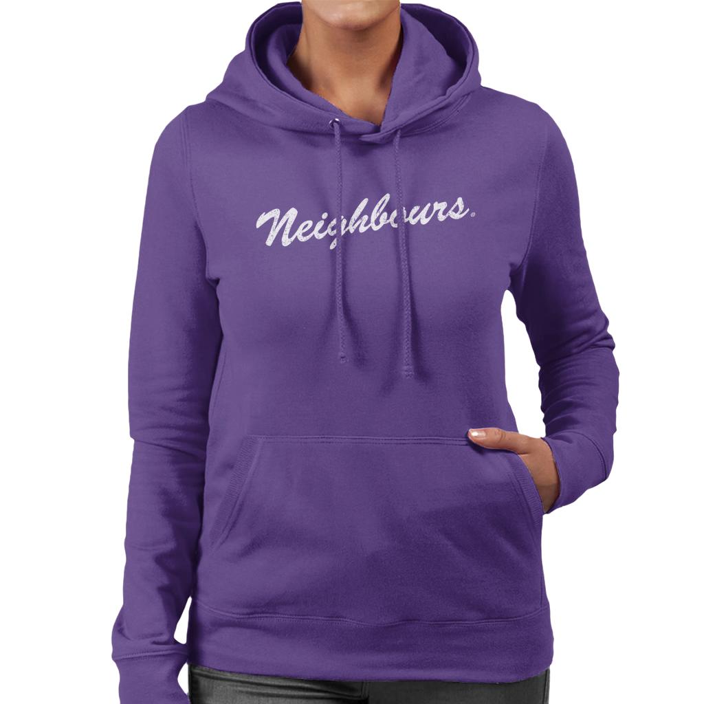 Neighbours White Logo Women's Hooded Sweatshirt product image 6