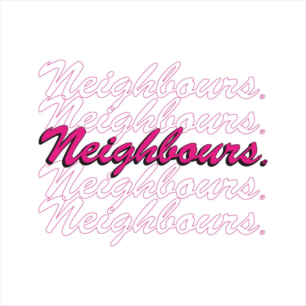 Neighbours Pink Logo Men's Hooded Sweatshirt product image 5