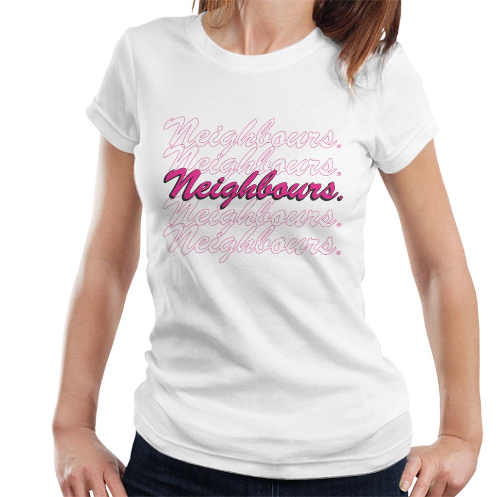 Neighbours Pink Logo Women's T-Shirt product image 4