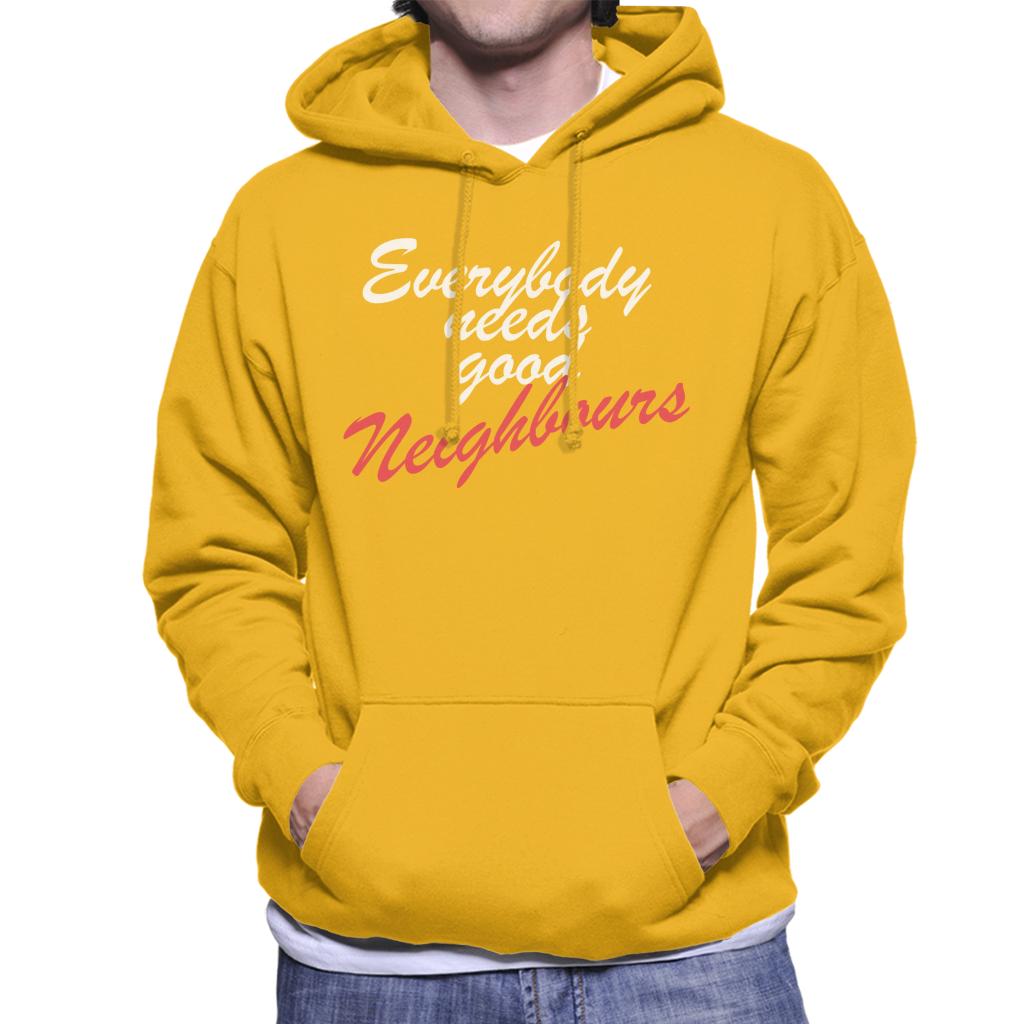 Neighbours Everybody Needs Good Men's Hooded Sweatshirt product image 6