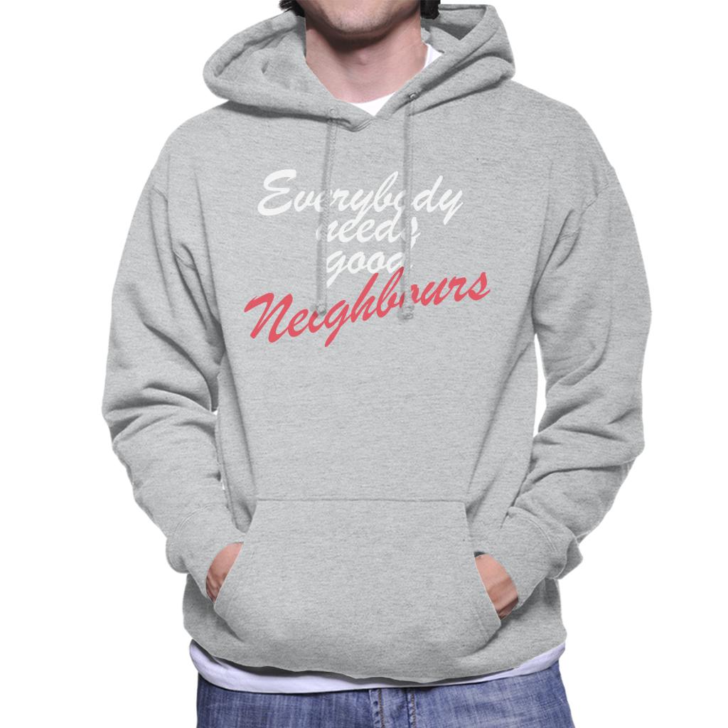 Neighbours Everybody Needs Good Men's Hooded Sweatshirt product image 1