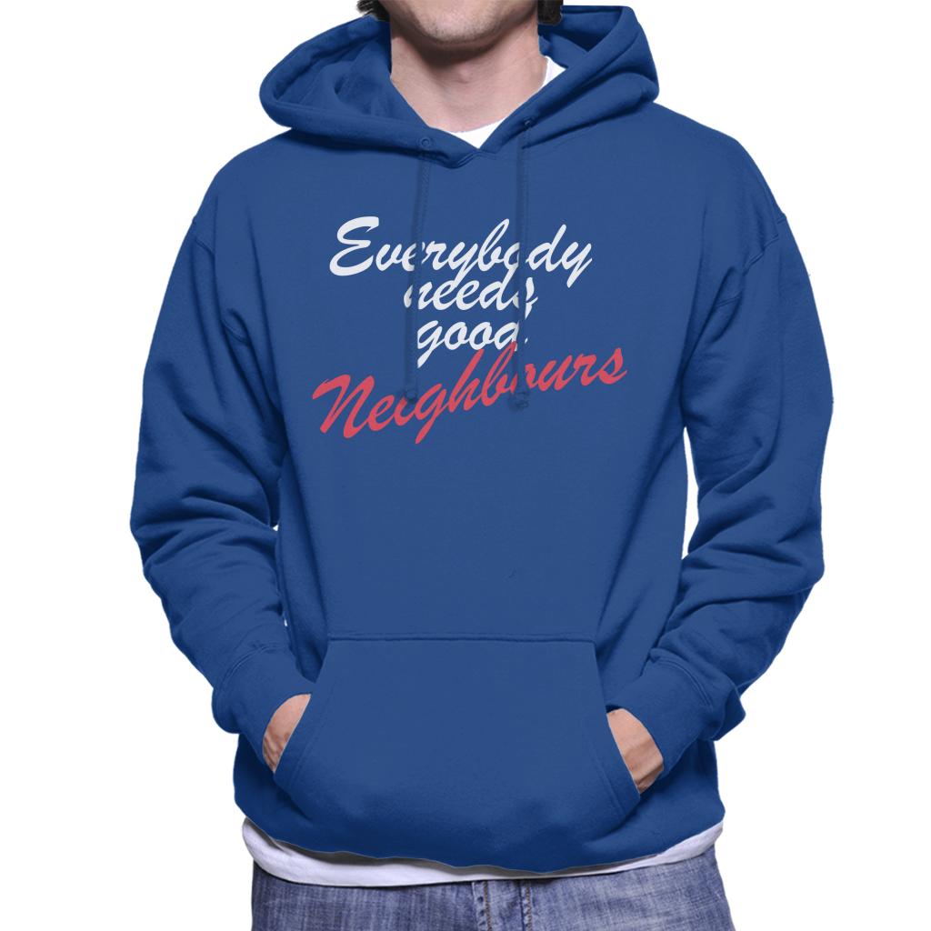 Neighbours Everybody Needs Good Men's Hooded Sweatshirt product image 4