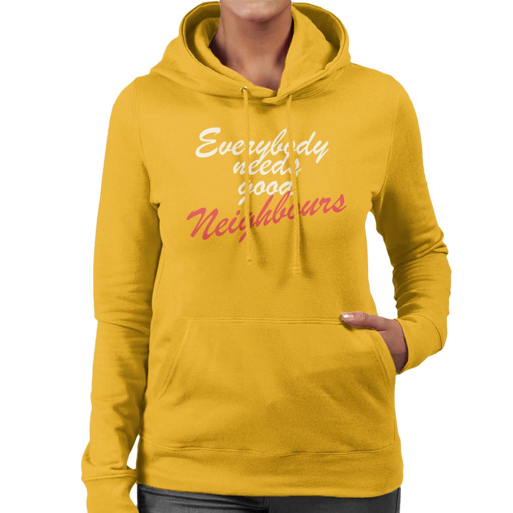 Neighbours Everybody Needs Good Women's Hooded Sweatshirt product image 6