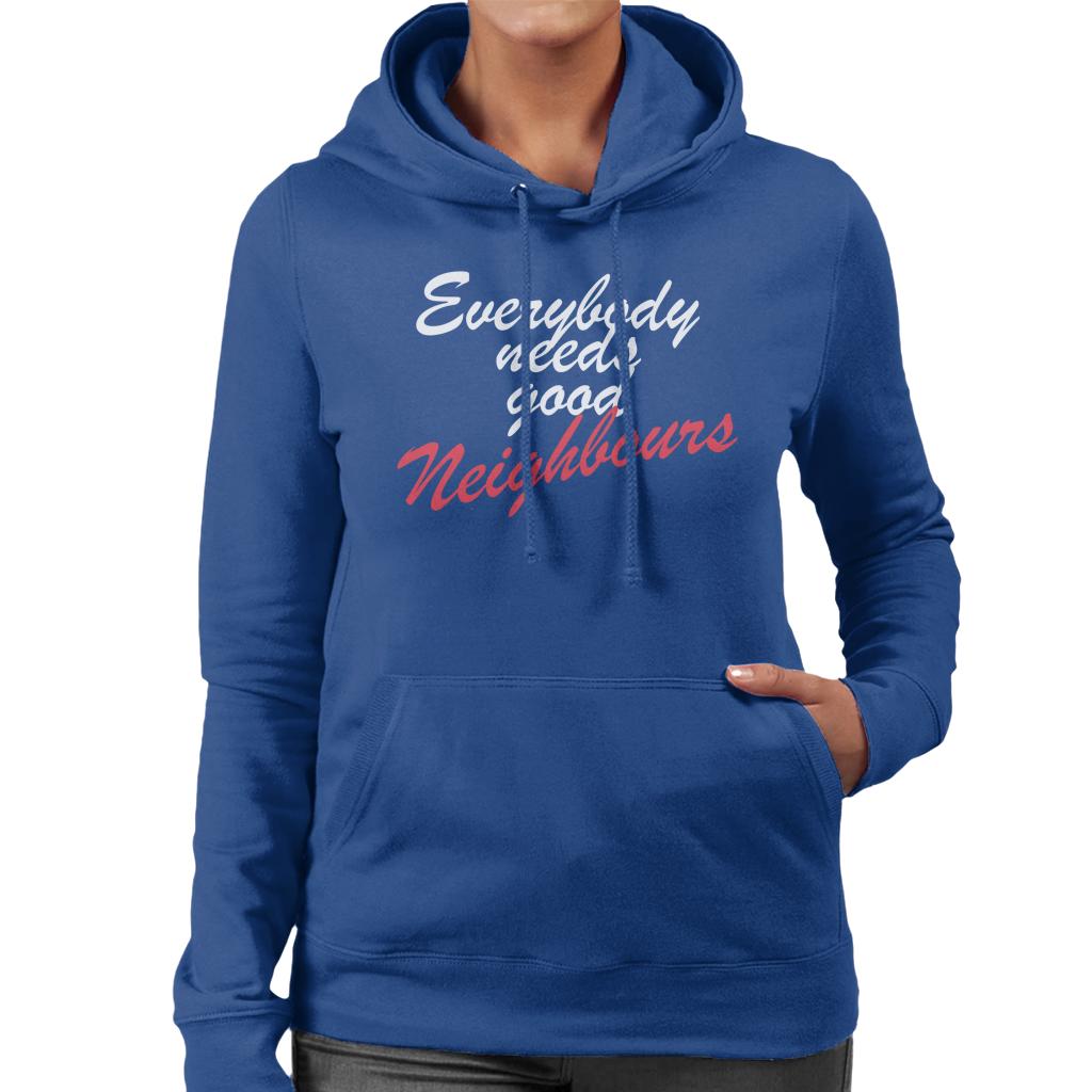 Neighbours Everybody Needs Good Women's Hooded Sweatshirt product image 4