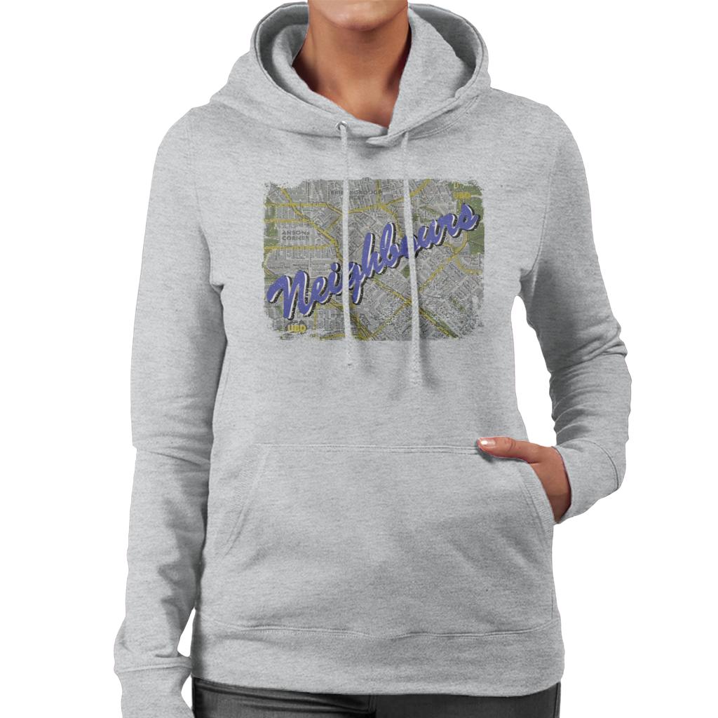 Neighbours 1987 Map Women's Hooded Sweatshirt product image 1