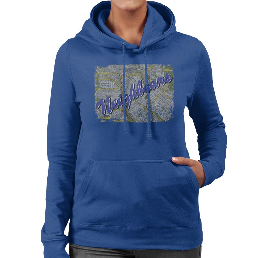Neighbours 1987 Map Women's Hooded Sweatshirt product image 4