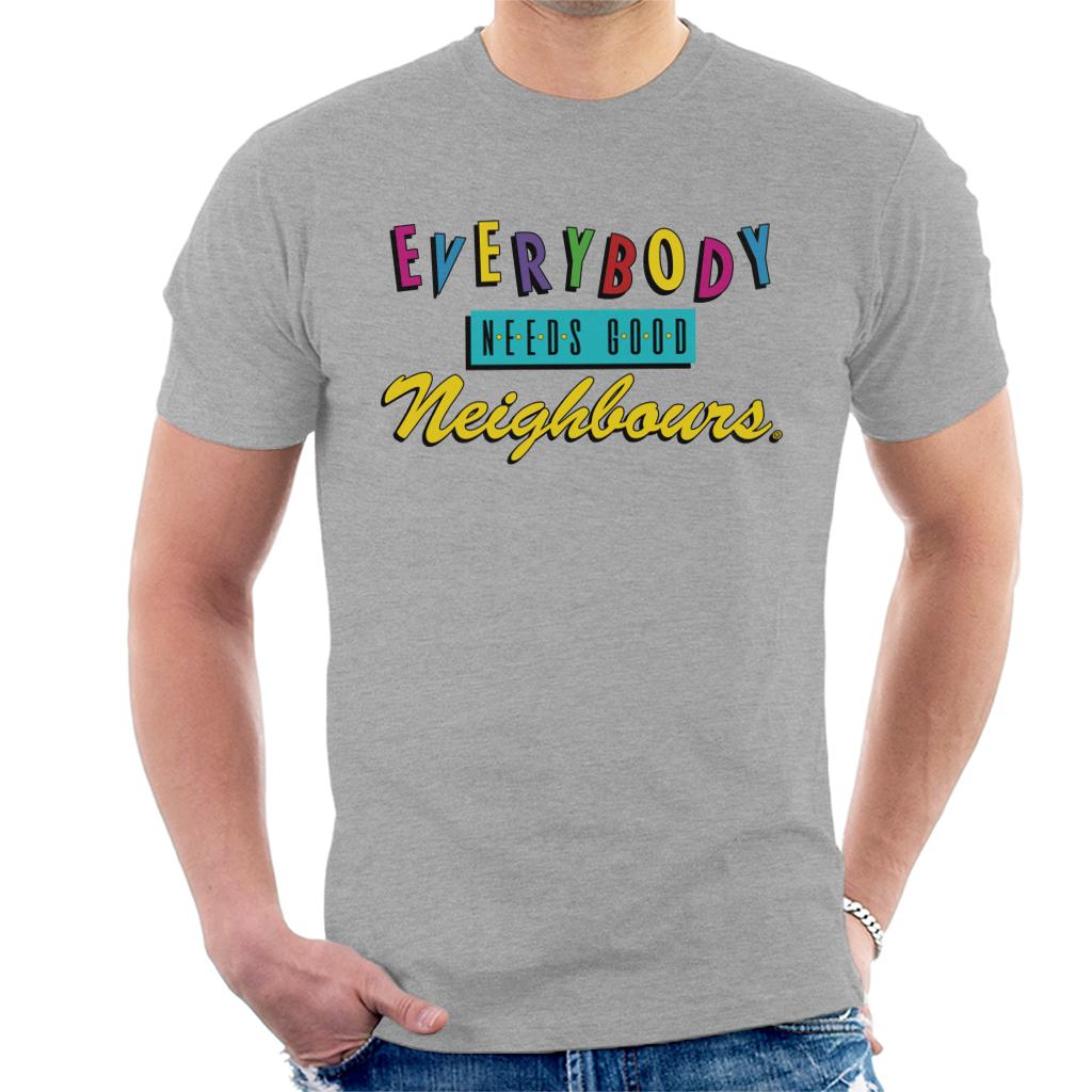 Neighbours Everybody Needs Good Theme Song Men's T-Shirt product image 1