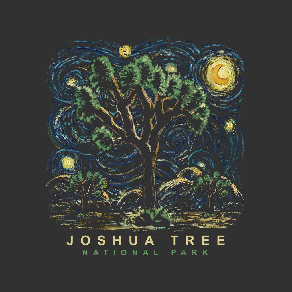 US National Parks Joshua Tree Oil On Canvas Style Kid's product image 5