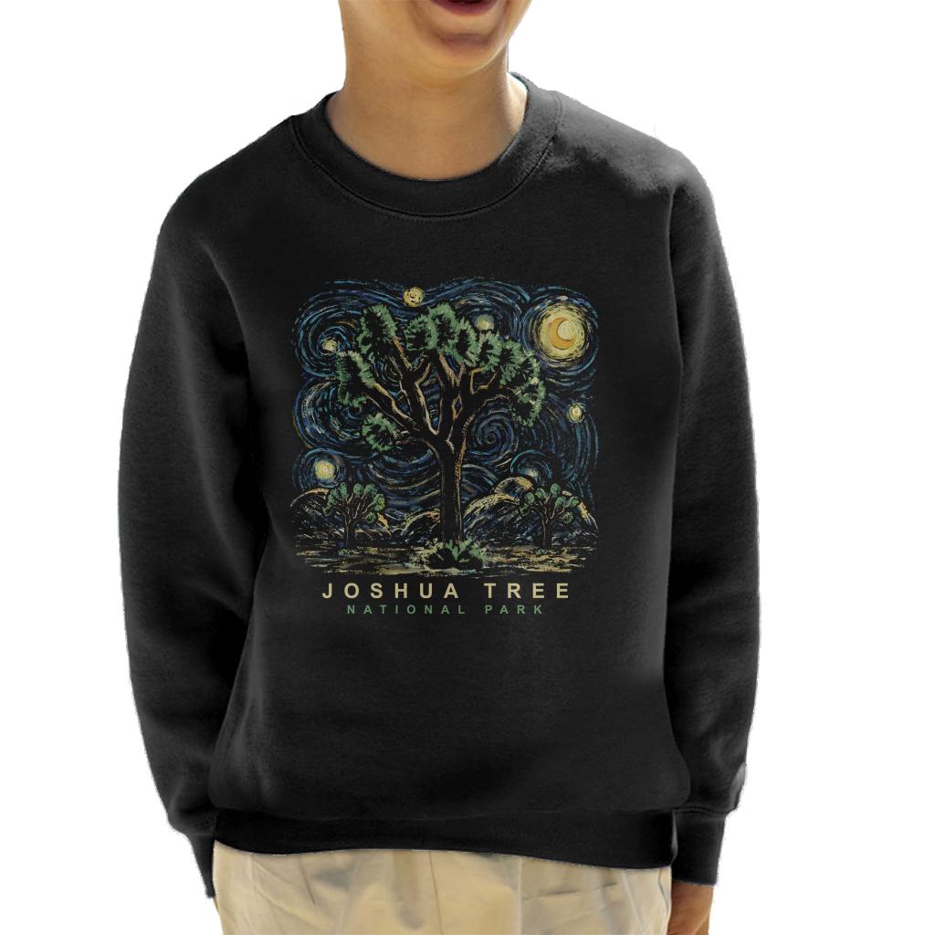 US National Parks Joshua Tree Oil On Canvas Style Kid's product image 1