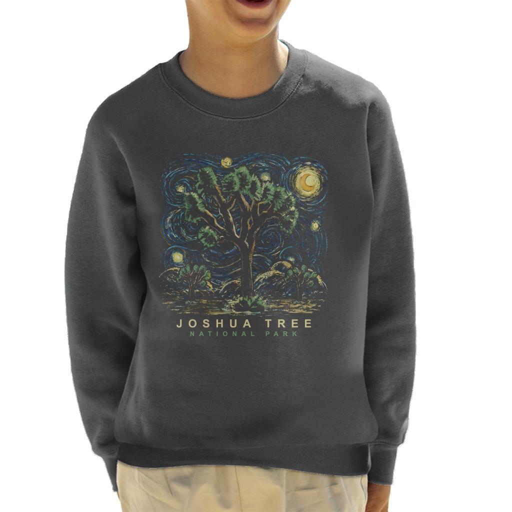US National Parks Joshua Tree Oil On Canvas Style Kid's product image 4