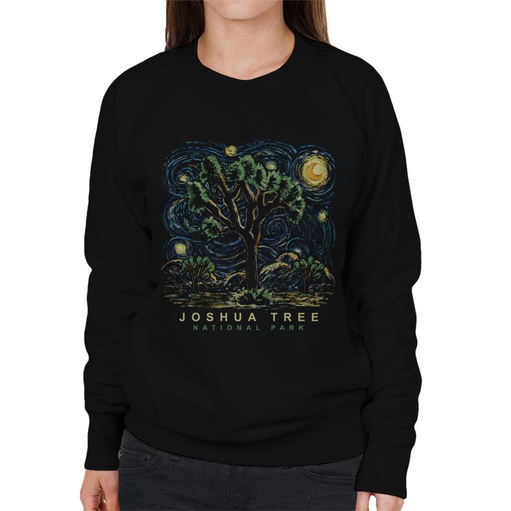 US National Parks Joshua Tree Oil On Canvas Style Women's product image 1
