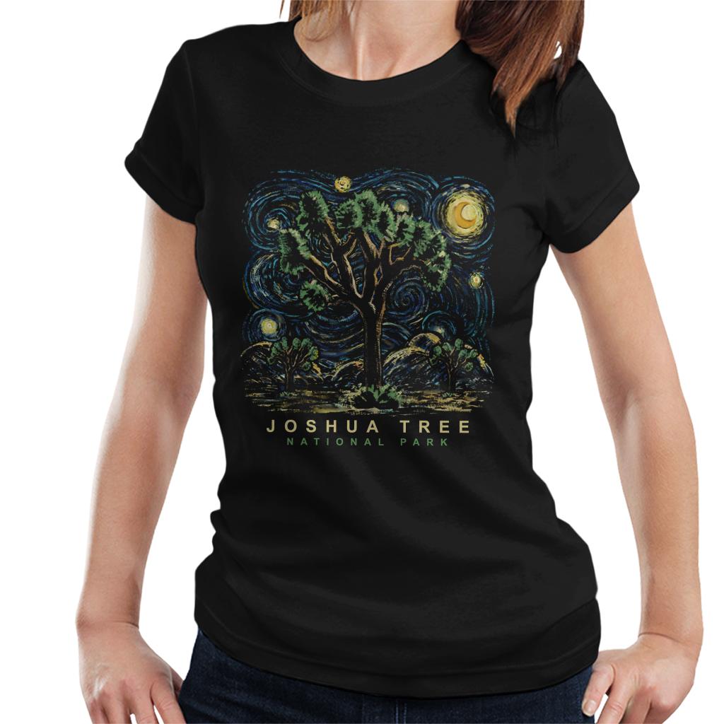 US National Parks Joshua Tree Oil On Canvas Style Women's product image 1
