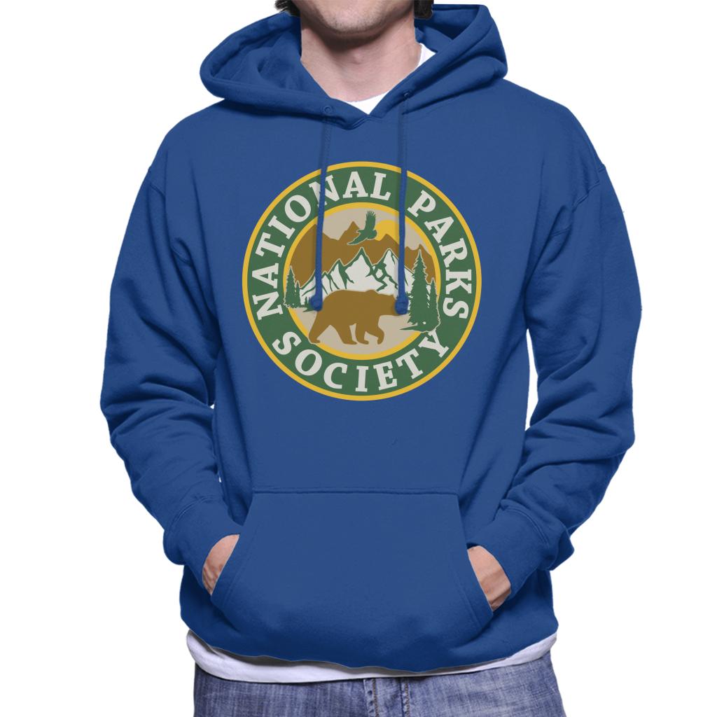 US National Parks Society Bear Roaming Badge Men's Hooded product image 4