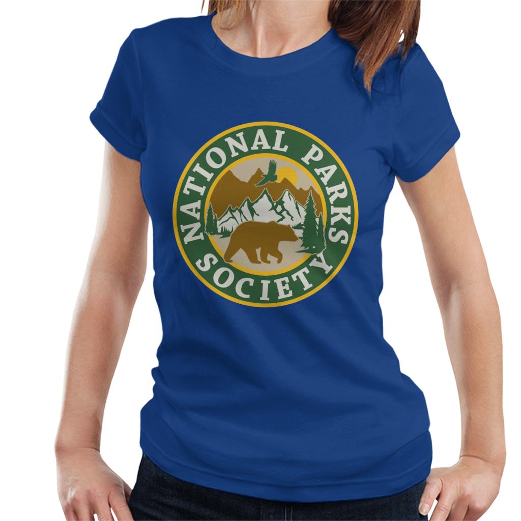US National Parks Society Bear Roaming Badge Women's T-Shirt product image 4