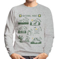 US National Parks Montage Men's Sweatshirt product image 1
