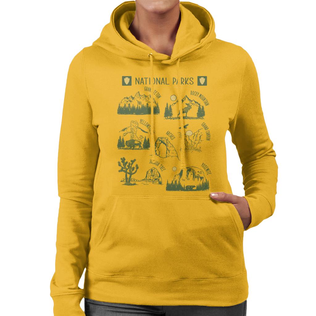 US National Parks Montage Women's Hooded Sweatshirt product image 6