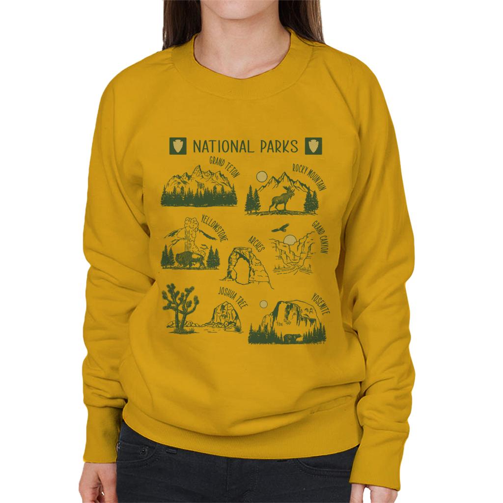 US National Parks Montage Women's Sweatshirt product image 6