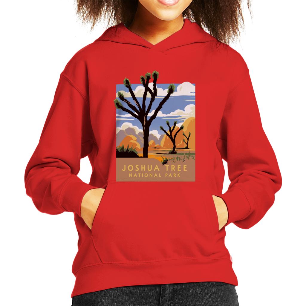 US National Parks Joshua Trees In The Distance Kid's Hooded product image 1