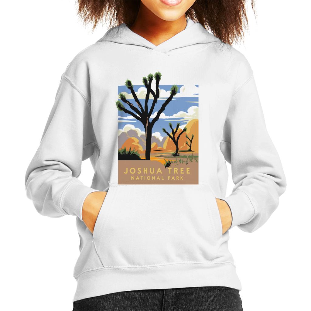 US National Parks Joshua Trees In The Distance Kid's Hooded product image 4
