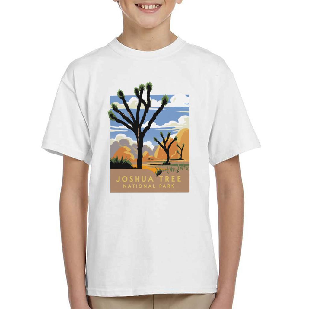 US National Parks Joshua Trees In The Distance Kid's T-Shirt product image 1