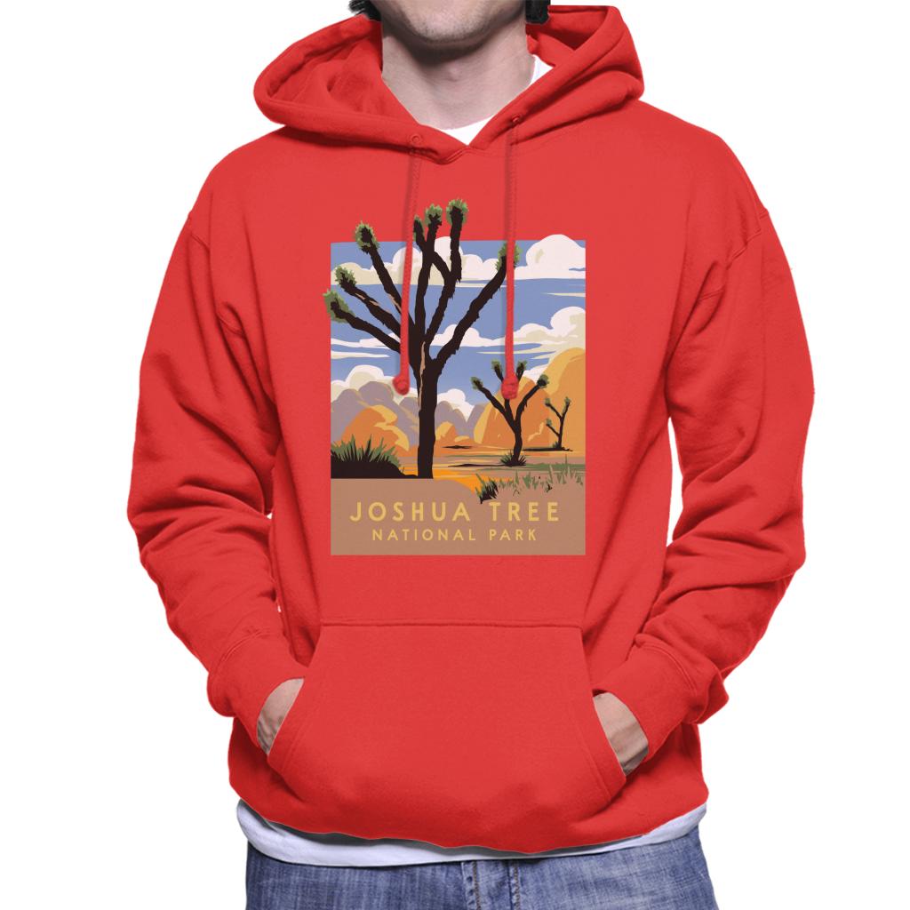 US National Parks Joshua Trees In The Distance Men's Hooded product image 4