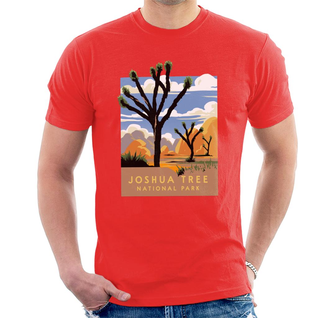 US National Parks Joshua Trees In The Distance Men's T-Shirt product image 4