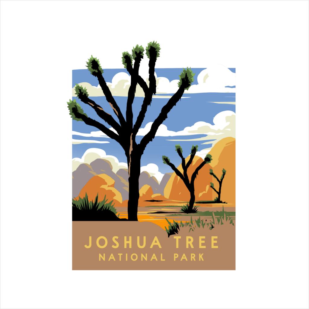 US National Parks Joshua Trees In The Distance Men's T-Shirt product image 2