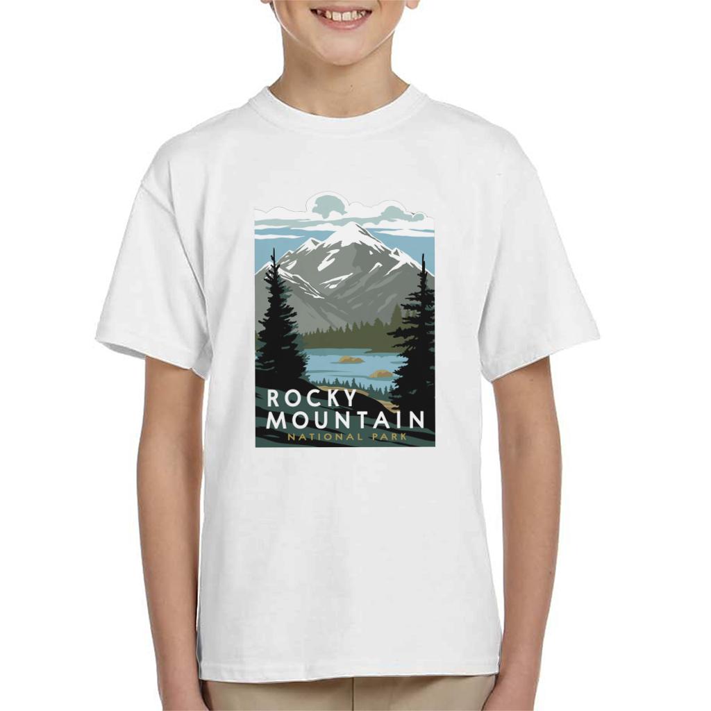 US National Parks Rocky Mountain Park Kid's T-Shirt product image 1