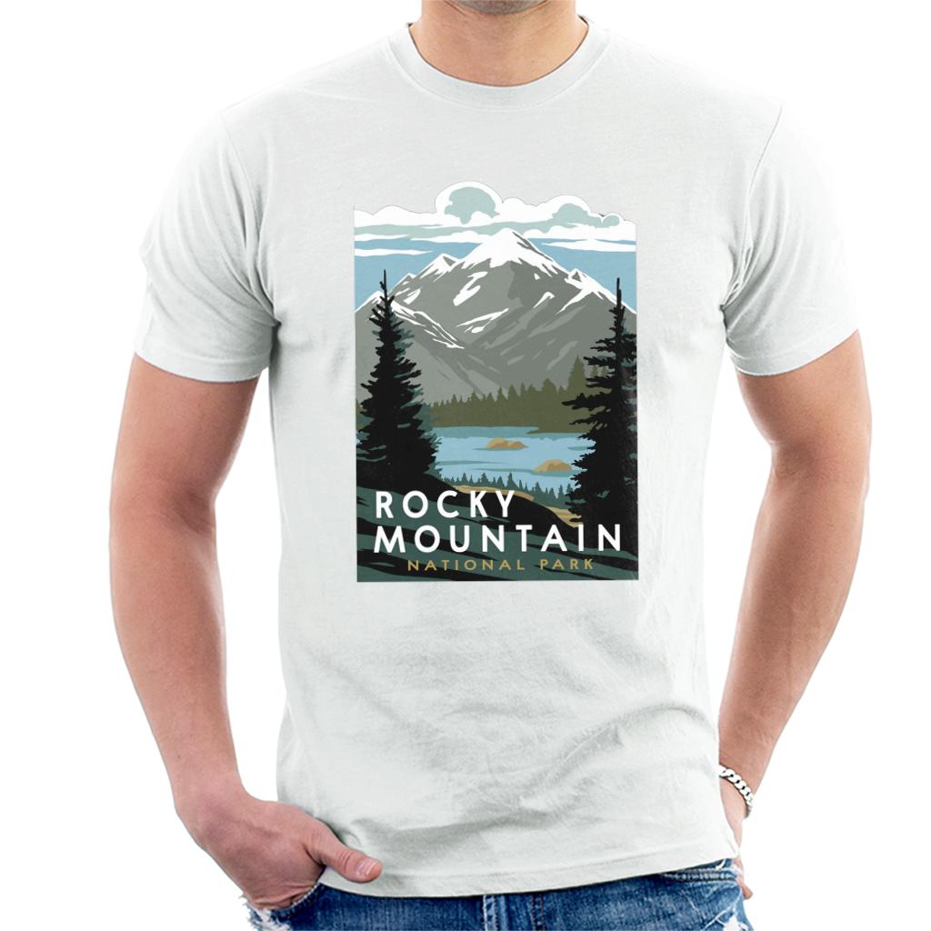 US National Parks Rocky Mountain Park Men's T-Shirt product image 1