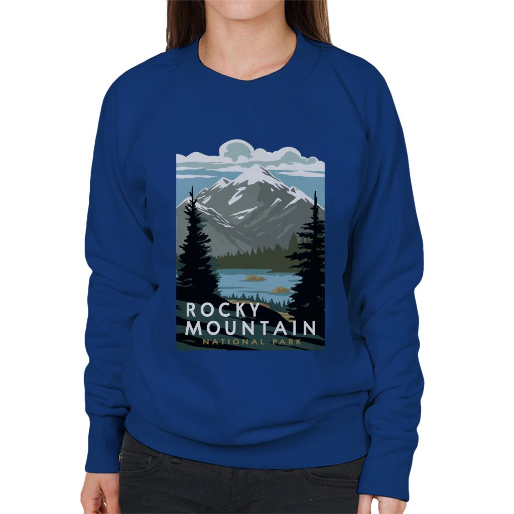 US National Parks Rocky Mountain Park Women's Sweatshirt product image 4