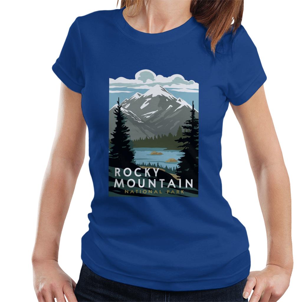 US National Parks Rocky Mountain Park Women's T-Shirt product image 4