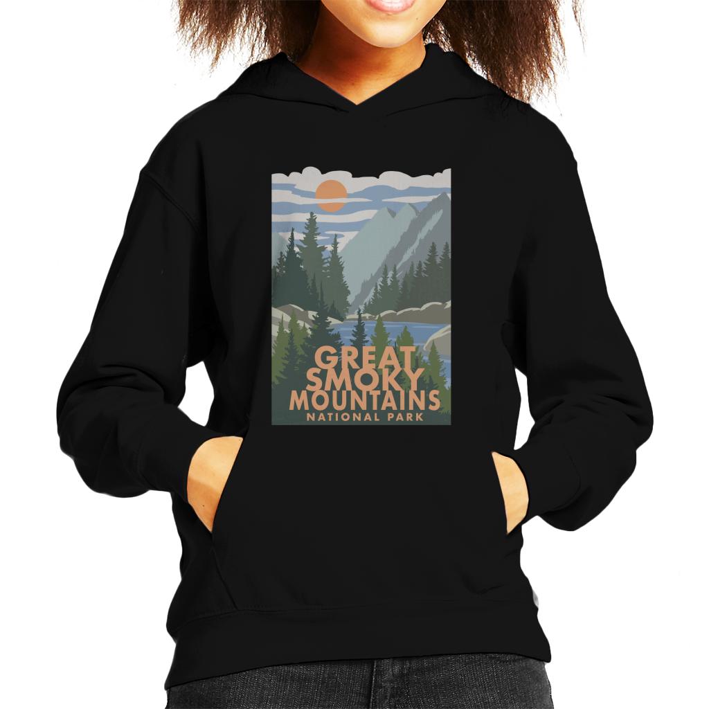 US National Parks Great Smoky Mountains Kid's Hooded product image 1