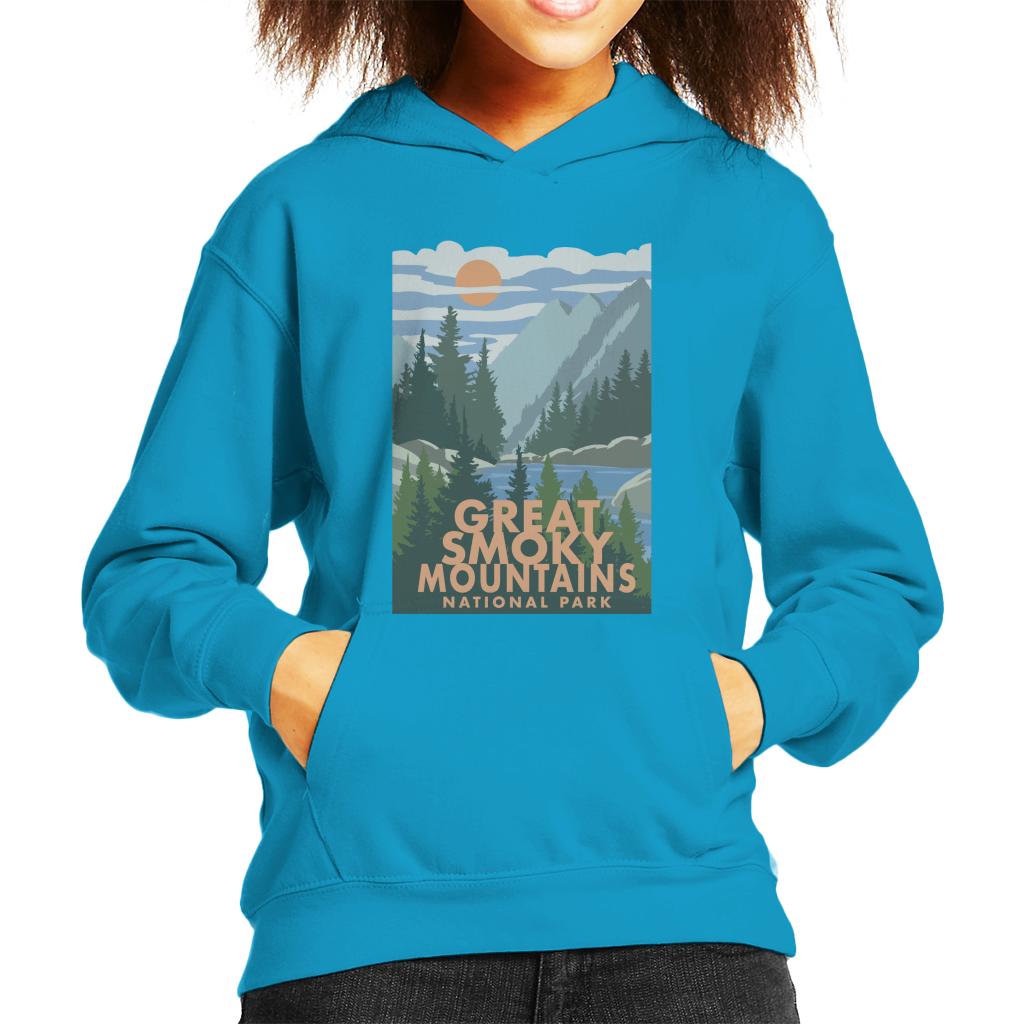 US National Parks Great Smoky Mountains Kid's Hooded product image 4