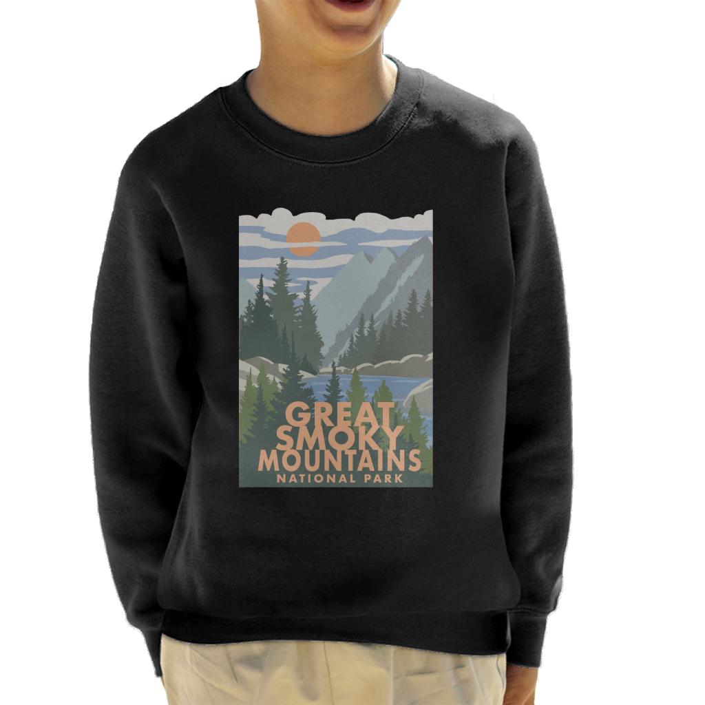 US National Parks Great Smoky Mountains Kid's Sweatshirt product image 1