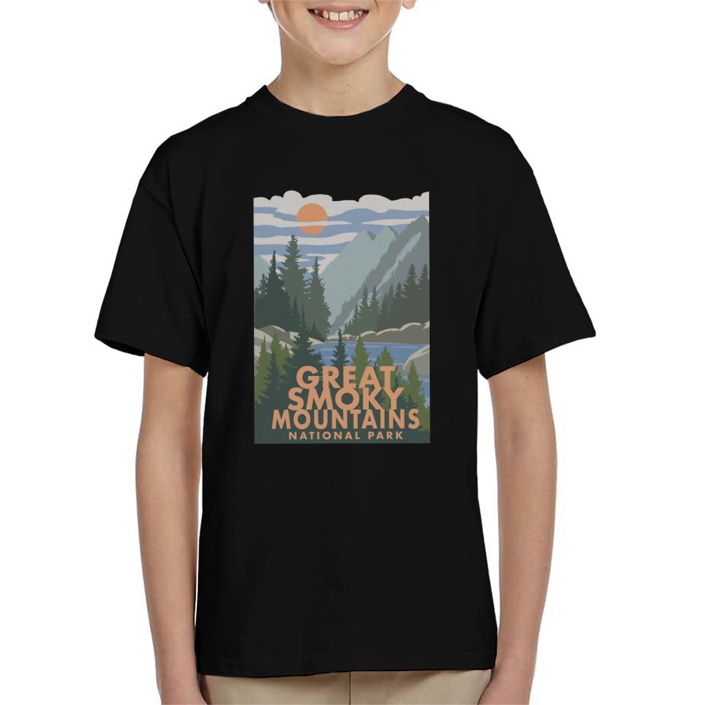 US National Parks Great Smoky Mountains Kid's T-Shirt product image 1