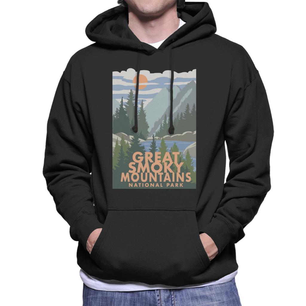 US National Parks Great Smoky Mountains Men's Hooded product image 1