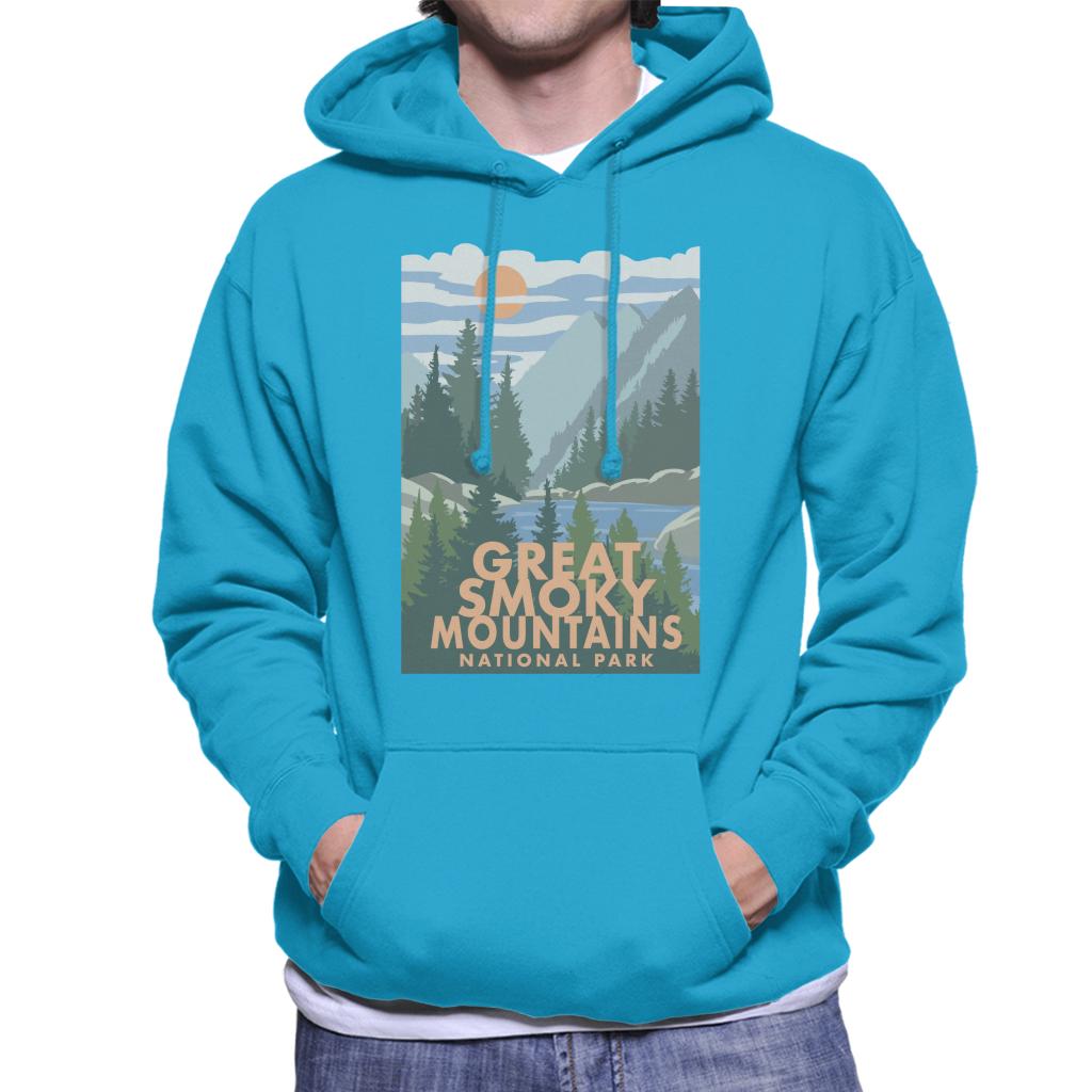 US National Parks Great Smoky Mountains Men's Hooded product image 4